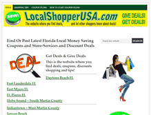 Tablet Screenshot of localshopperusa.com